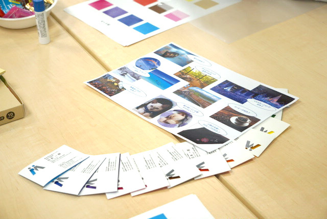 自分のカラーで「自分らしさ」を表現する。名刺ワークショップレポート