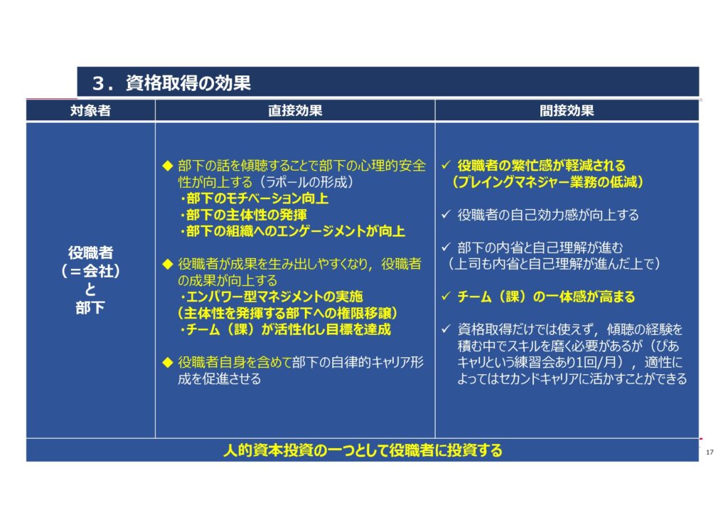 出光興産様資格取得の効果